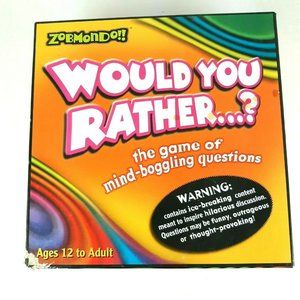 Would You Rather? Board Game Zobmondo Original